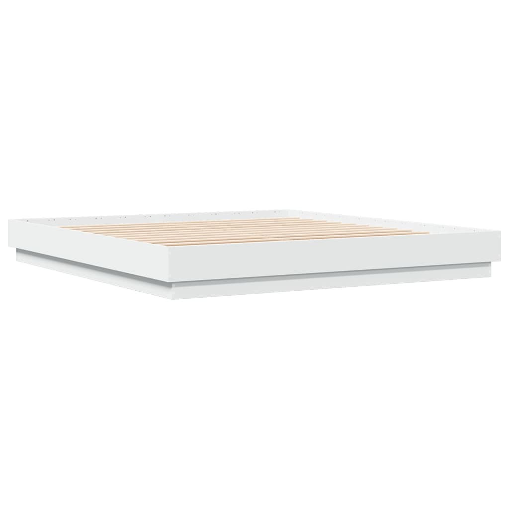 vidaXL Cadru de pat alb 180x200 cm din lemn prelucrat vidaXL Cadru de pat alb 180x200 cm din lemn prelucrat