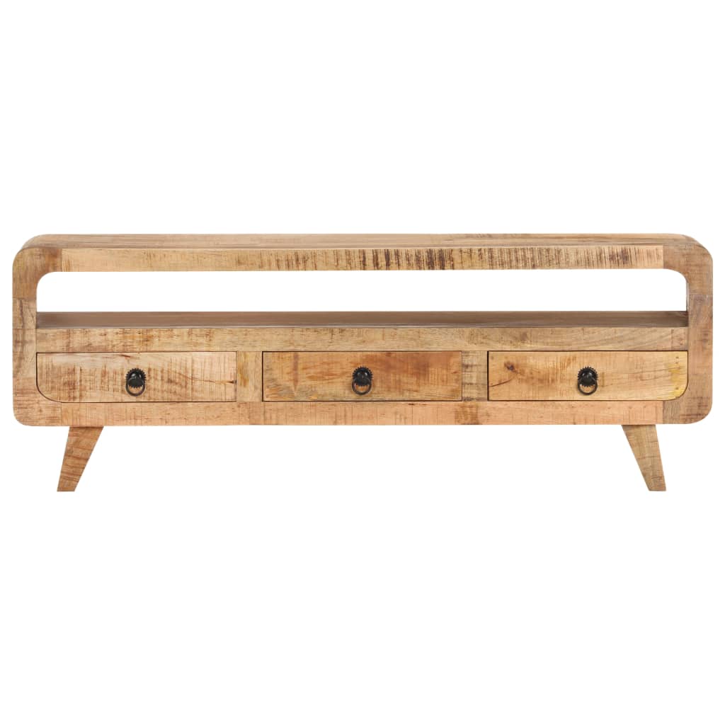 vidaXL Comodă TV, 117 x 30 x 41 cm, lemn masiv de mango nefinisat vidaXL Comodă TV, 117 x 30 x 41 cm, lemn masiv de mango nefinisat