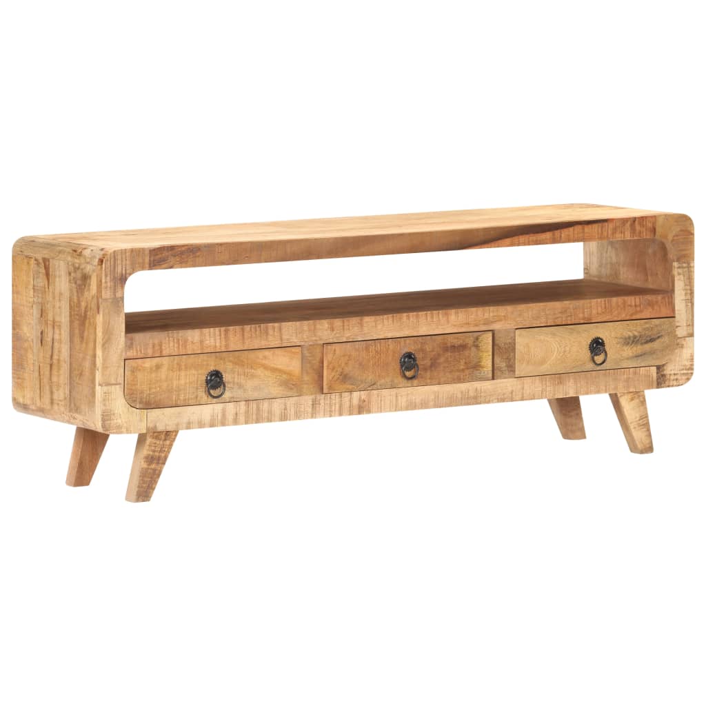 vidaXL Comodă TV, 117 x 30 x 41 cm, lemn masiv de mango nefinisat vidaXL Comodă TV, 117 x 30 x 41 cm, lemn masiv de mango nefinisat