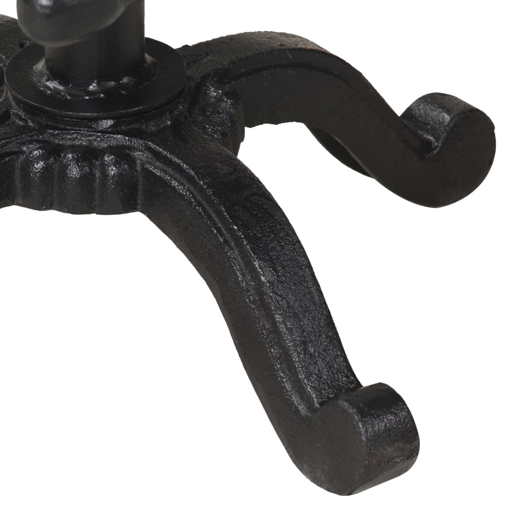 vidaXL Scaun de bar, negru, fontă vidaXL Scaun de bar, negru, fontă