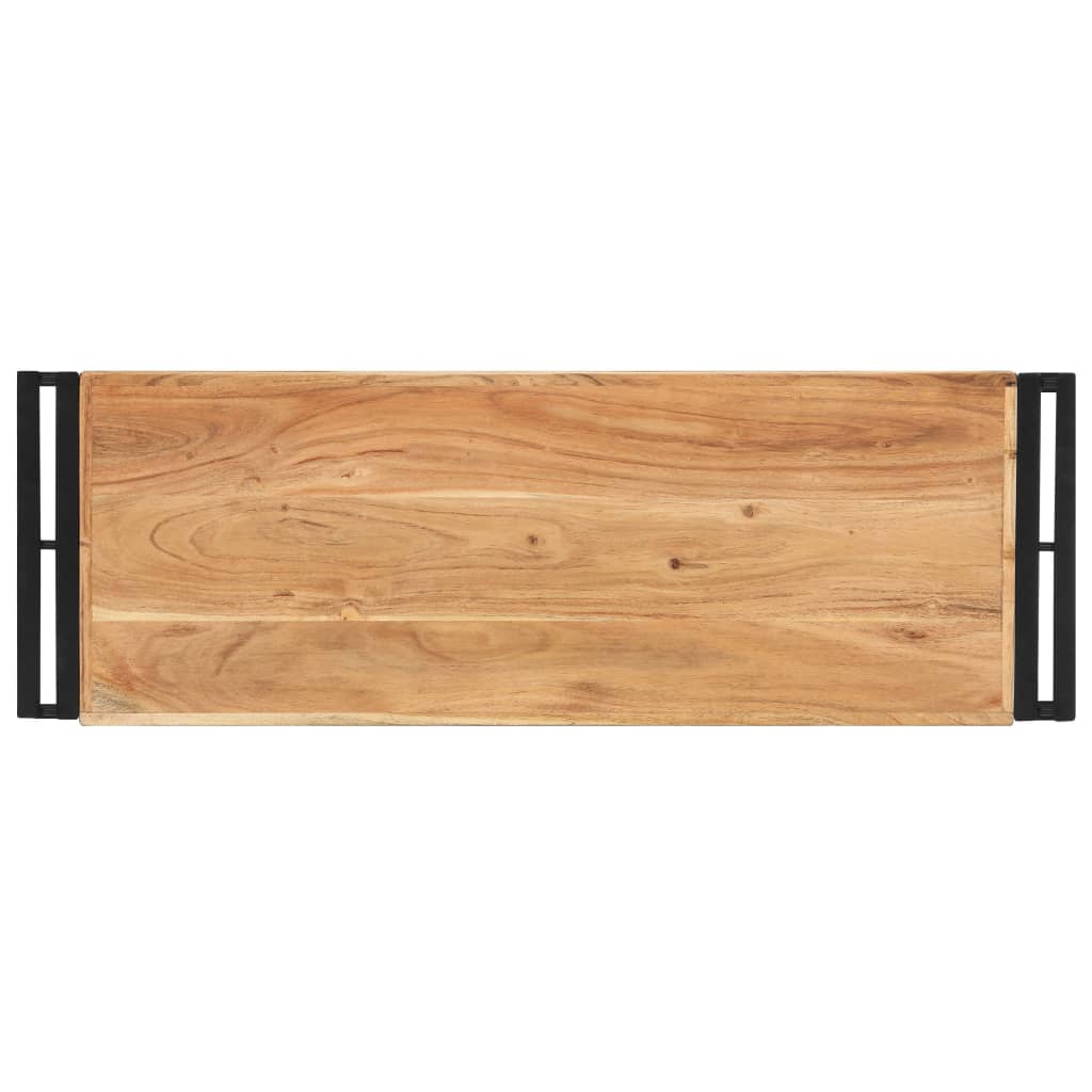vidaXL Masă consolă, 90x30x75 cm, lemn masiv de acacia vidaXL Masă consolă, 90x30x75 cm, lemn masiv de acacia