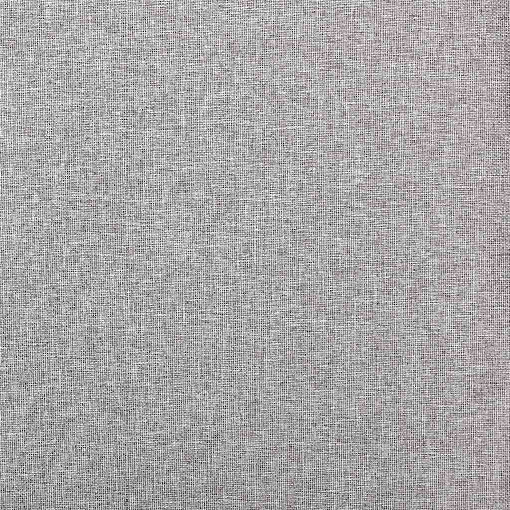 vidaXL Perdele opace, aspect pânză, cu ocheți, 2 buc., gri, 140x245 cm vidaXL Perdele opace, aspect pânză, cu ocheți, 2 buc., gri, 140x245 cm
