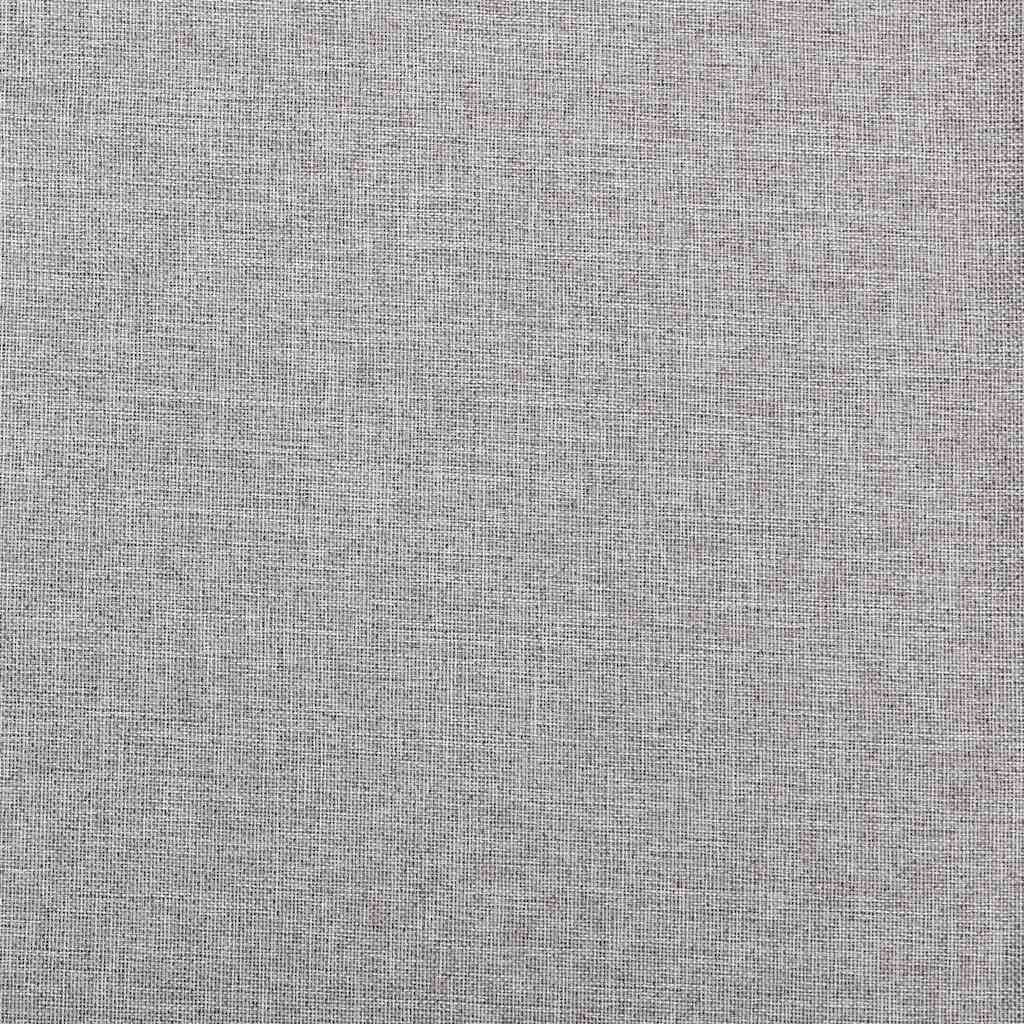 vidaXL Draperii opace aspect pânză, cu cârlige, 2 buc, gri, 140x175 cm vidaXL Draperii opace aspect pânză, cu cârlige, 2 buc, gri, 140x175 cm