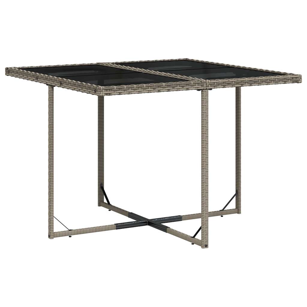 vidaXL Set mobilier grădină cu perne, 9 piese, gri, poliratan vidaXL Set mobilier grădină cu perne, 9 piese, gri, poliratan