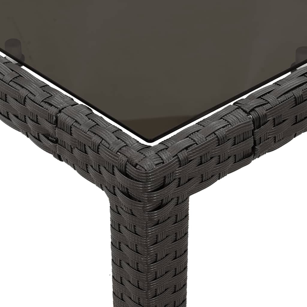 vidaXL Set mobilier de grădină cu perne, 7 piese, negru, poliratan vidaXL Set mobilier de grădină cu perne, 7 piese, negru, poliratan