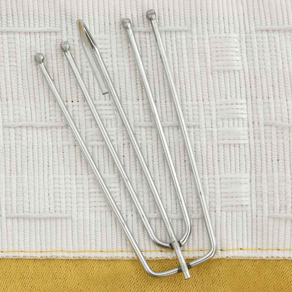 vidaXL Draperie opacă, aspect de in, galben, 290 x 245 cm, cu cârlige vidaXL Draperie opacă, aspect de in, galben, 290 x 245 cm, cu cârlige
