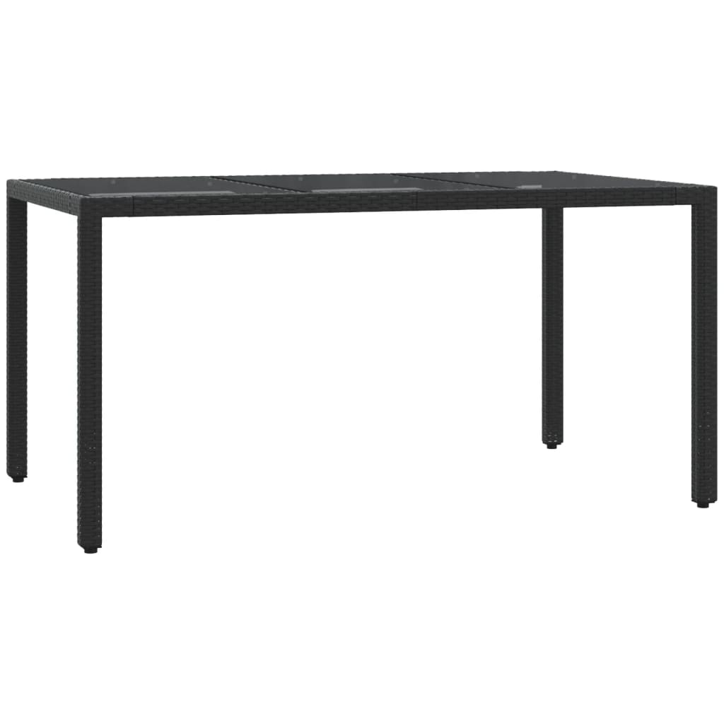 vidaXL Set mobilier de grădină cu perne, 7 piese, negru, poliratan vidaXL Set mobilier de grădină cu perne, 7 piese, negru, poliratan