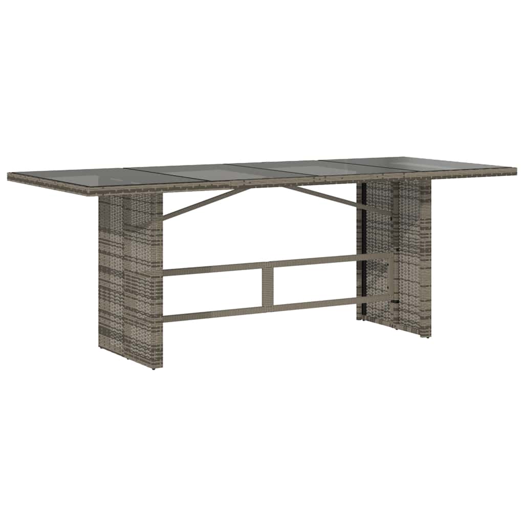 vidaXL Set mobilier grădină cu perne, 9 piese, gri, poliratan vidaXL Set mobilier grădină cu perne, 9 piese, gri, poliratan