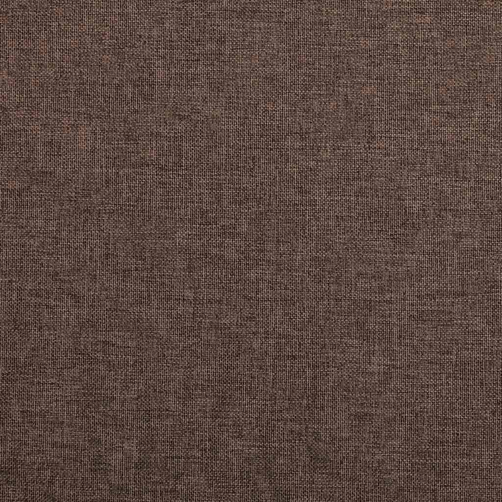 vidaXL Draperie opacă, aspect de in, gri taupe, 290x245 cm, cu cârlige vidaXL Draperie opacă, aspect de in, gri taupe, 290x245 cm, cu cârlige