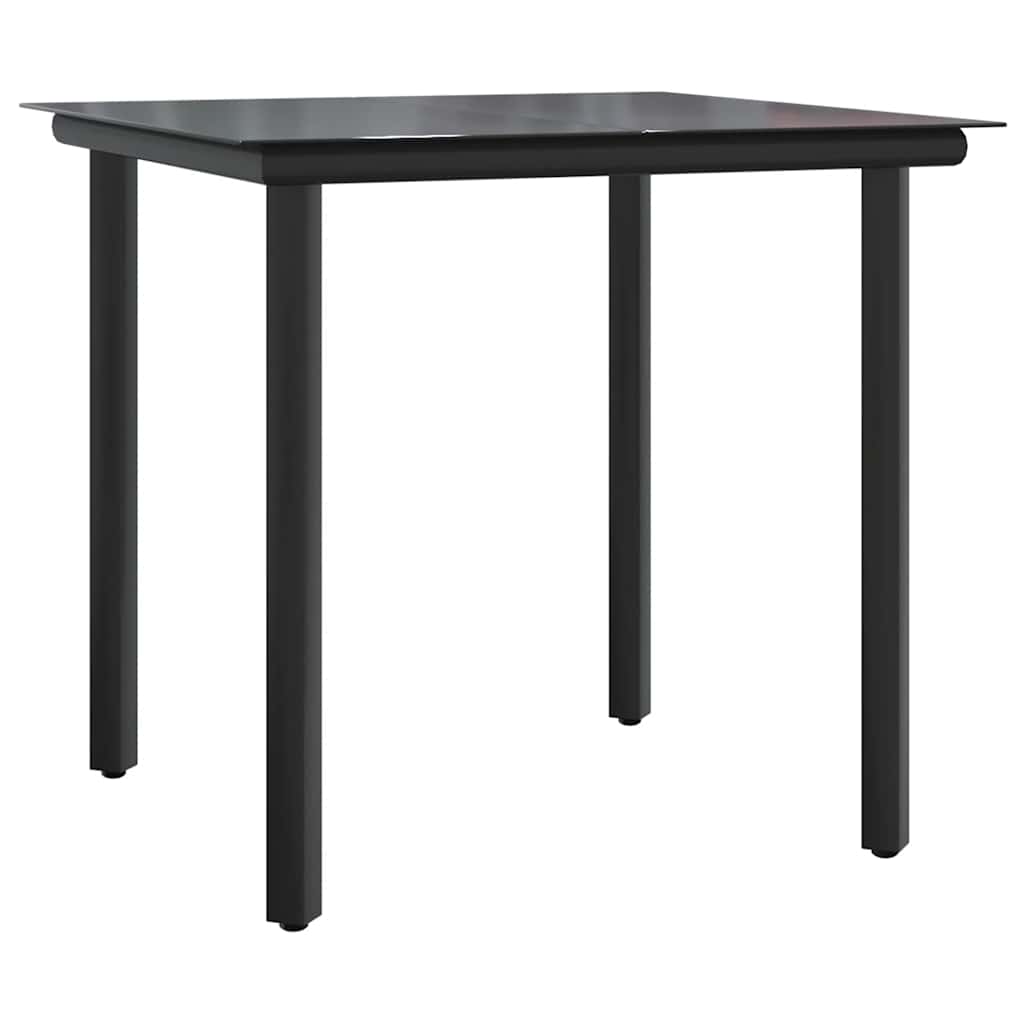 vidaXL Set bistro cu perne, 3 piese, maro, poliratan