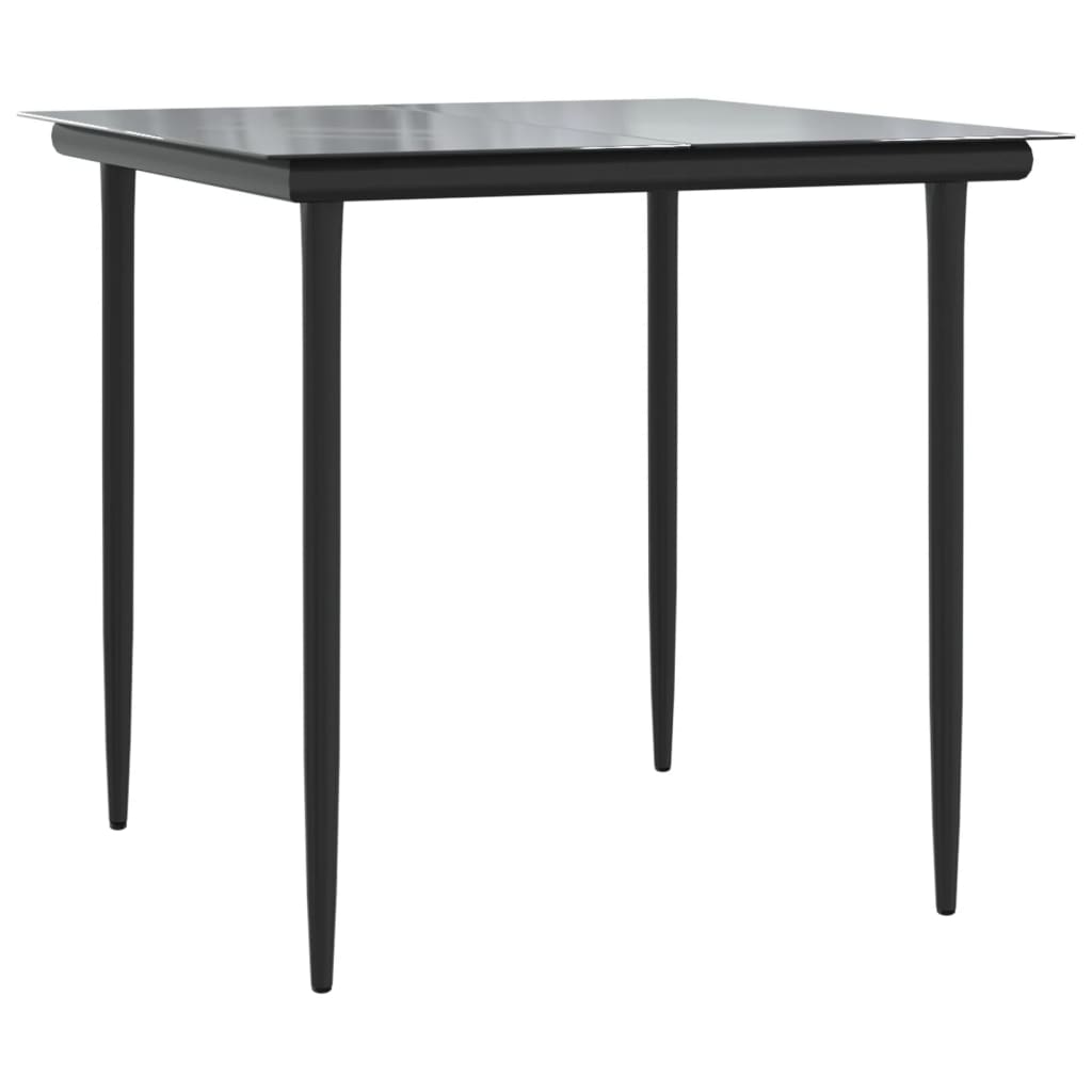 vidaXL Set bistro cu perne, 3 piese, gri deschis, poliratan
