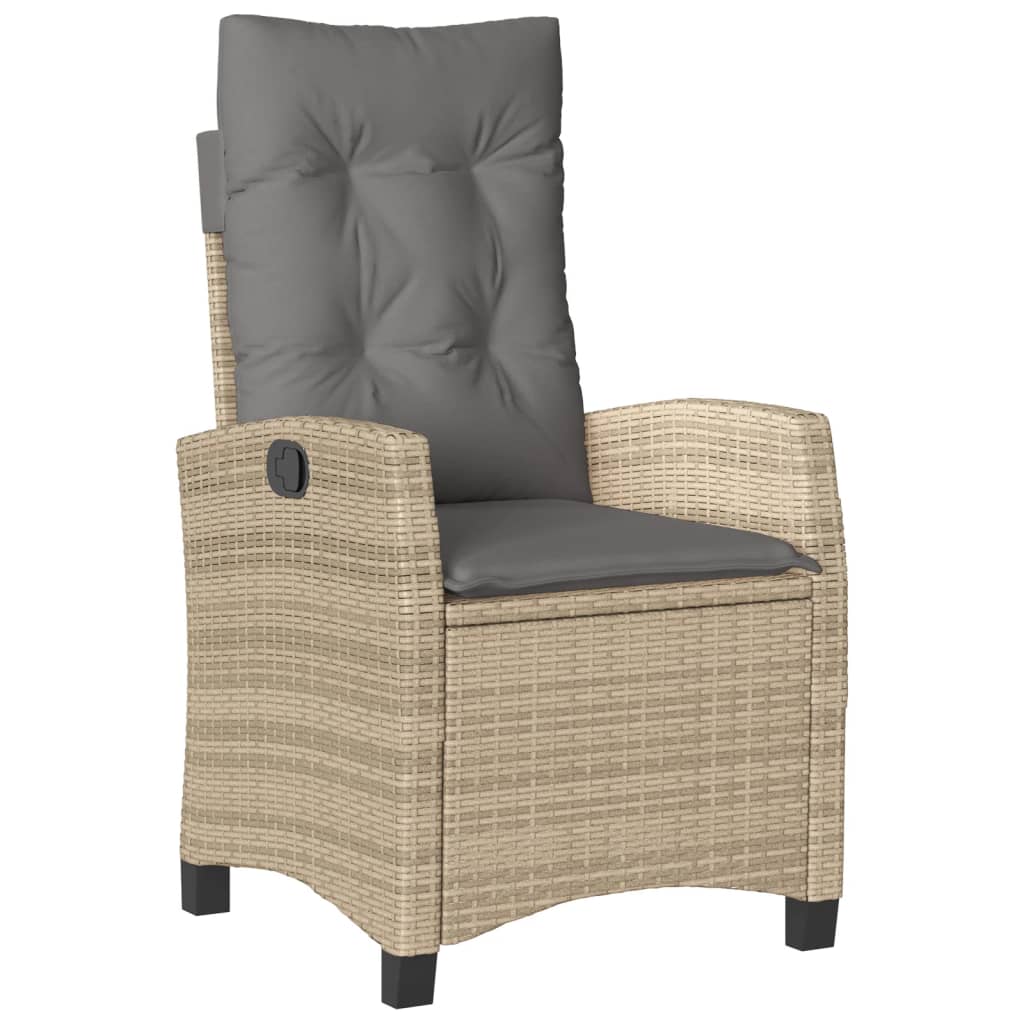 vidaXL Set mobilier pentru grădină, 5 piese, cu perne, bej, poliratan vidaXL Set mobilier pentru grădină, 5 piese, cu perne, bej, poliratan