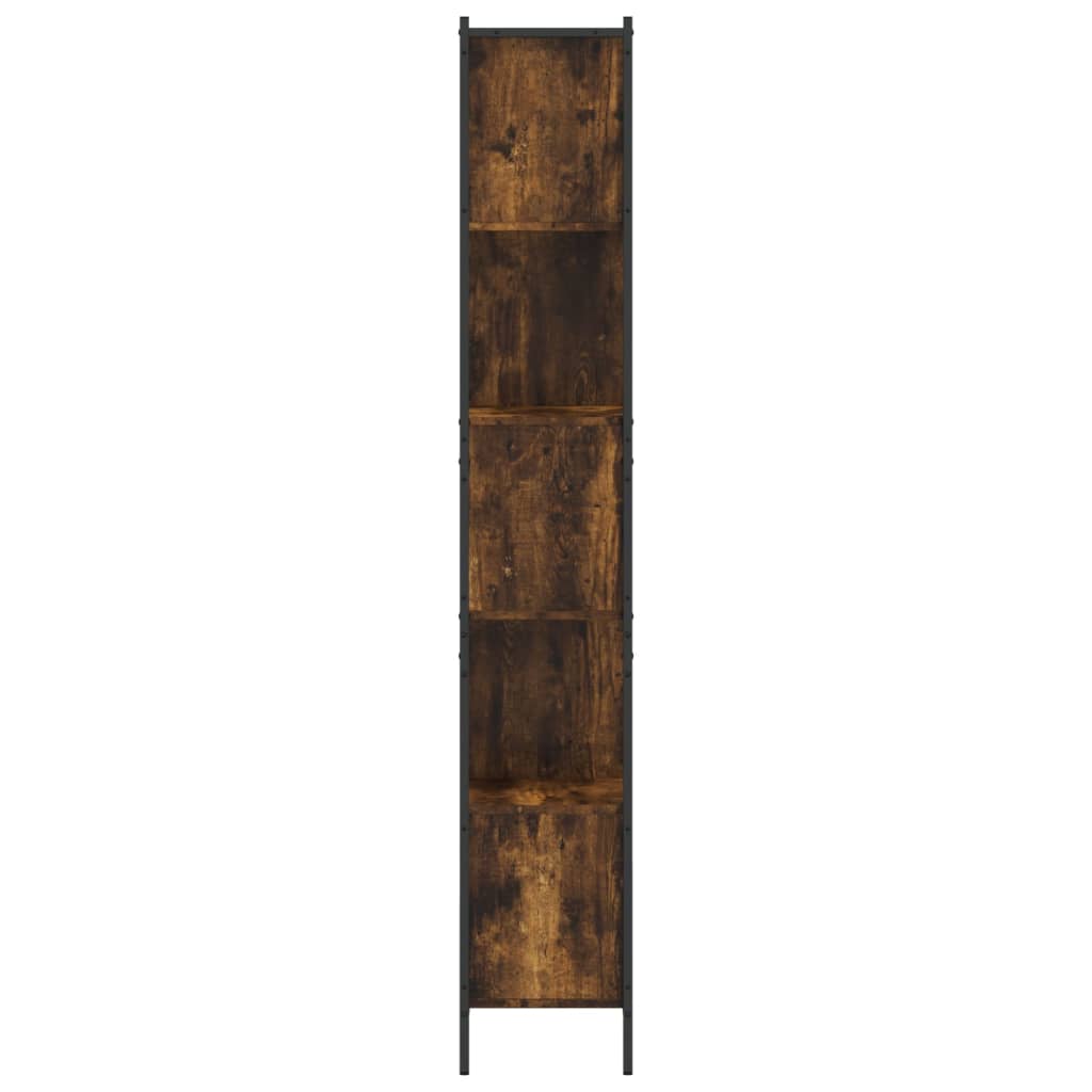 vidaXL Bibliotecă, stejar fumuriu, 72x28x172 cm, lemn prelucrat vidaXL Bibliotecă, stejar fumuriu, 72x28x172 cm, lemn prelucrat