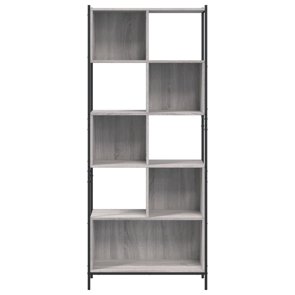 vidaXL Bibliotecă, gri sonoma, 72x28x172 cm, lemn prelucrat vidaXL Bibliotecă, gri sonoma, 72x28x172 cm, lemn prelucrat