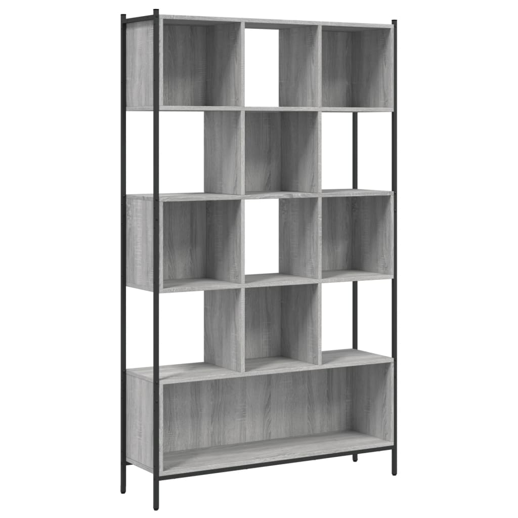vidaXL Bibliotecă, gri sonoma, 102x28x172 cm, lemn prelucrat vidaXL Bibliotecă, gri sonoma, 102x28x172 cm, lemn prelucrat