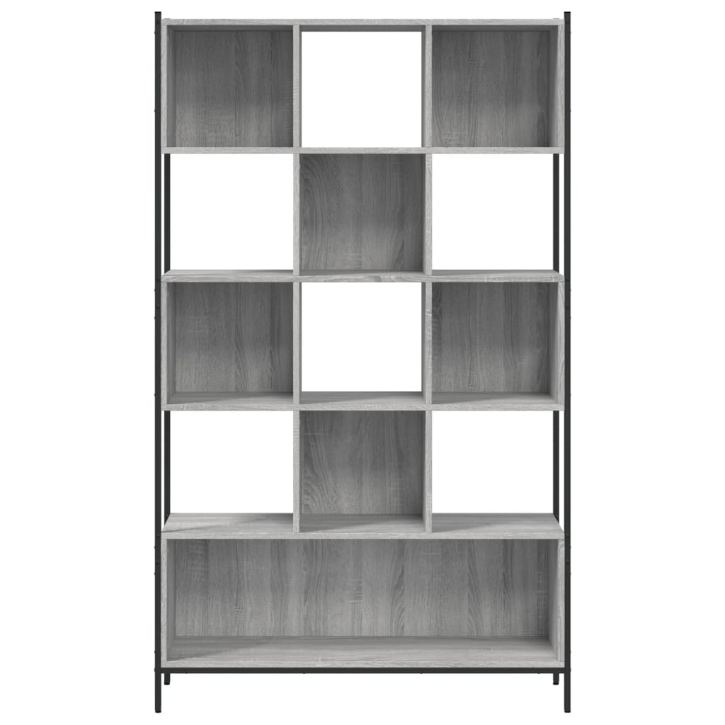 vidaXL Bibliotecă, gri sonoma, 102x28x172 cm, lemn prelucrat vidaXL Bibliotecă, gri sonoma, 102x28x172 cm, lemn prelucrat