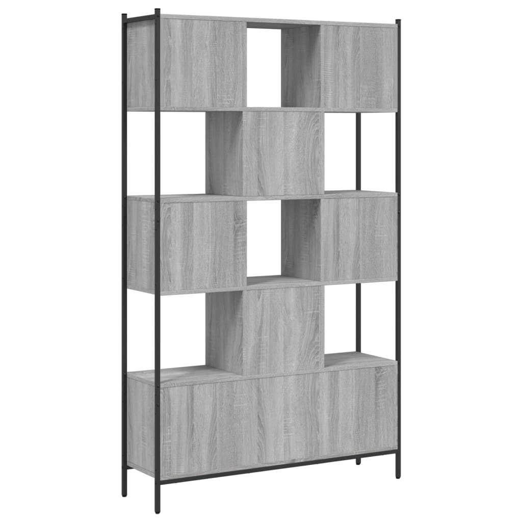 vidaXL Bibliotecă, gri sonoma, 102x28x172 cm, lemn prelucrat vidaXL Bibliotecă, gri sonoma, 102x28x172 cm, lemn prelucrat
