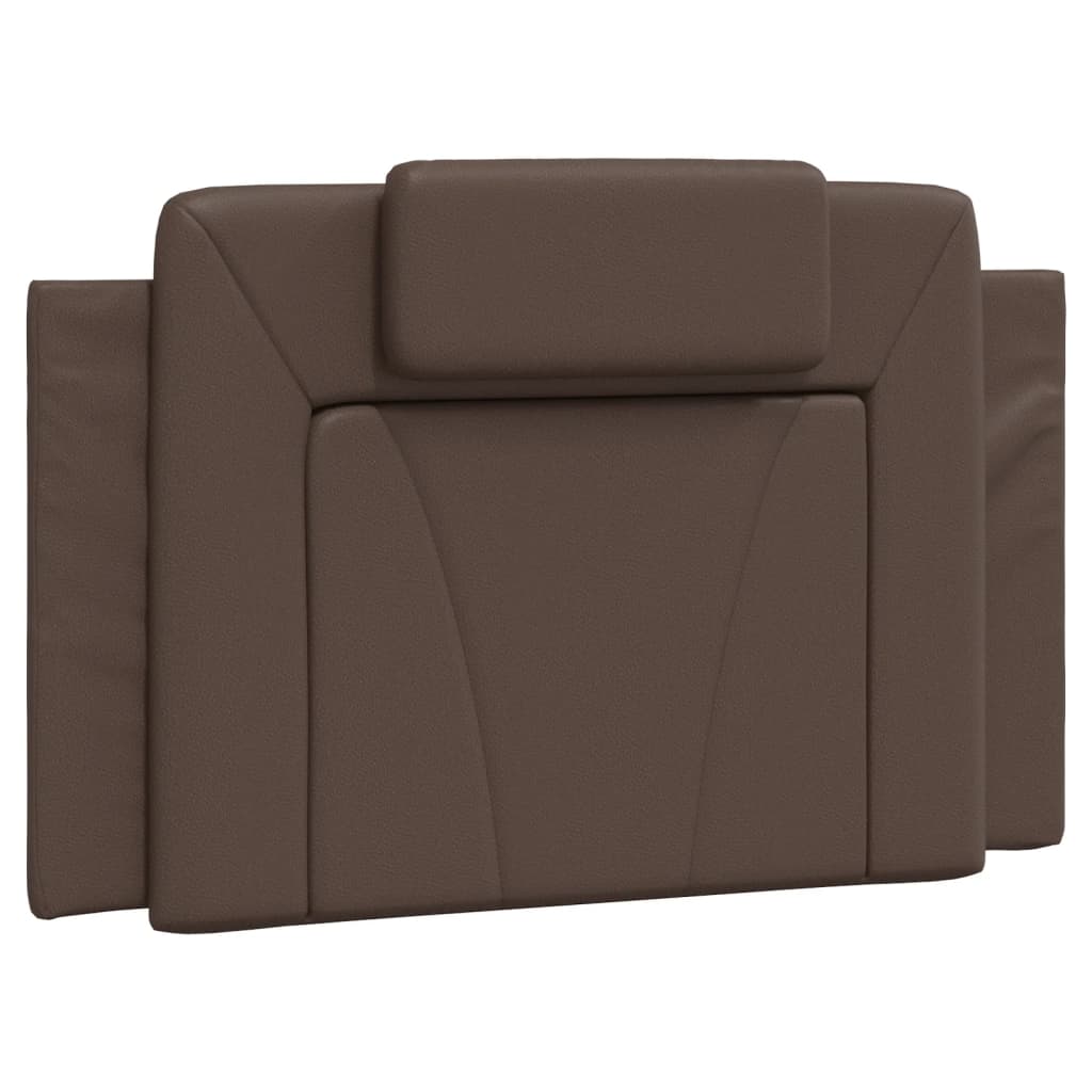 vidaXL Cadru de pat cu lumini LED, maro, 90x190 cm, piele ecologică vidaXL Cadru de pat cu lumini LED, maro, 90x190 cm, piele ecologică