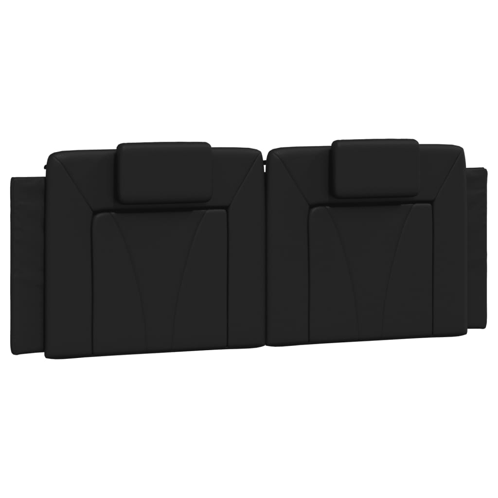 vidaXL Cadru de pat cu lumini LED, negru, 120x200 cm, piele ecologică vidaXL Cadru de pat cu lumini LED, negru, 120x200 cm, piele ecologică