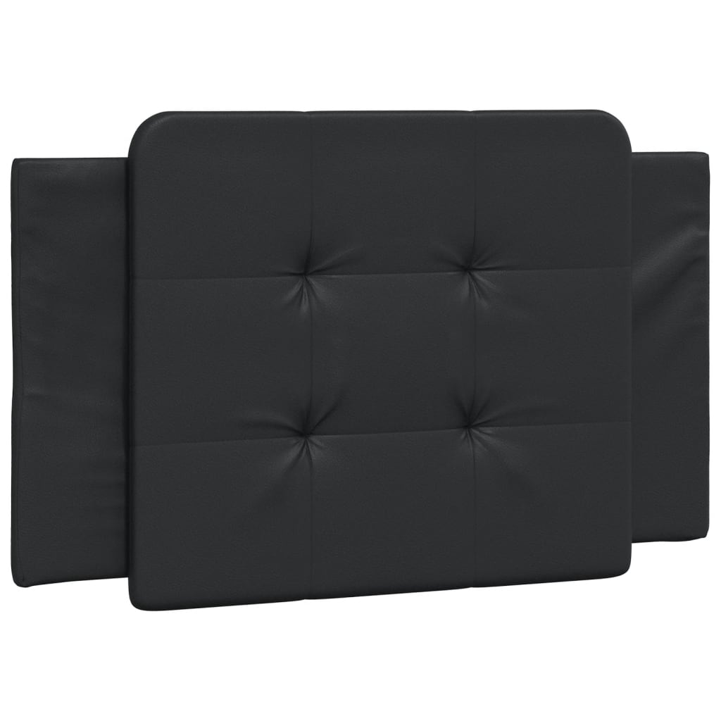 vidaXL Cadru de pat cu lumini LED, negru, 100x200 cm, piele ecologică vidaXL Cadru de pat cu lumini LED, negru, 100x200 cm, piele ecologică
