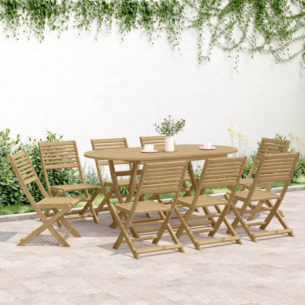 vidaXL Scaune grădină pliante 8 buc. 48,5x61,5x87 cm lemn masiv acacia vidaXL Scaune grădină pliante 8 buc. 48,5x61,5x87 cm lemn masiv acacia
