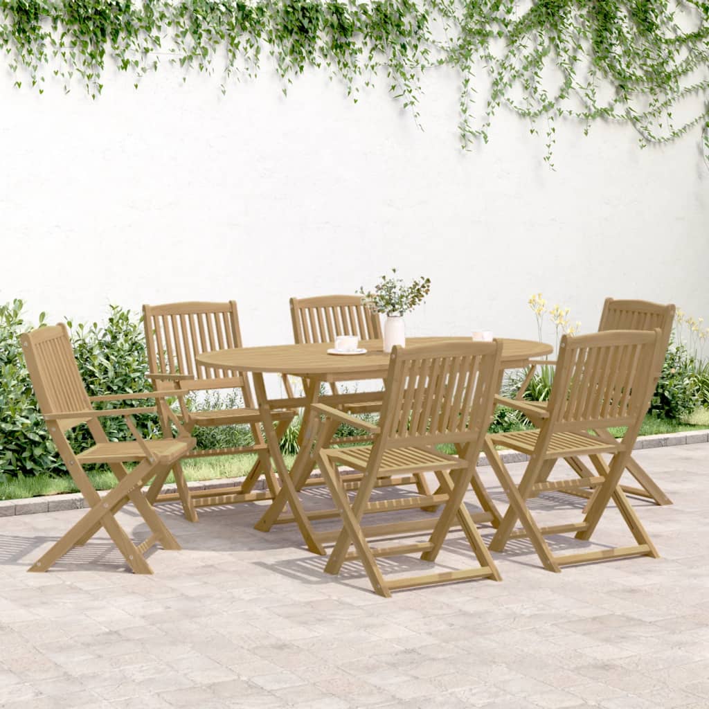 vidaXL Scaune grădină pliabile 6 buc. 54,5x58x90 cm lemn masiv acacia vidaXL Scaune grădină pliabile 6 buc. 54,5x58x90 cm lemn masiv acacia