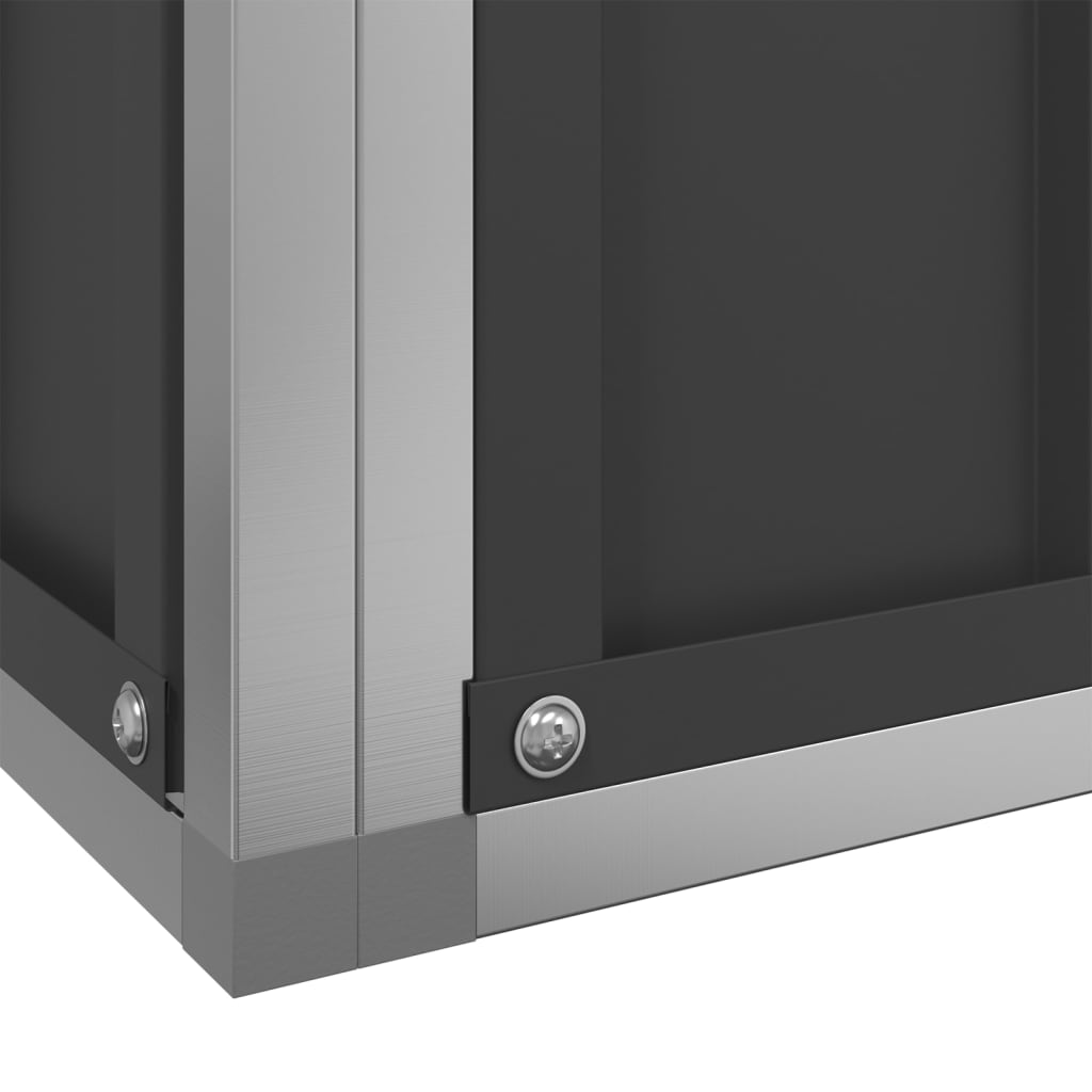 vidaXL Voliera de păsări cu extensie, argintiu, 518x307x212 cm, oțel vidaXL Voliera de păsări cu extensie, argintiu, 518x307x212 cm, oțel