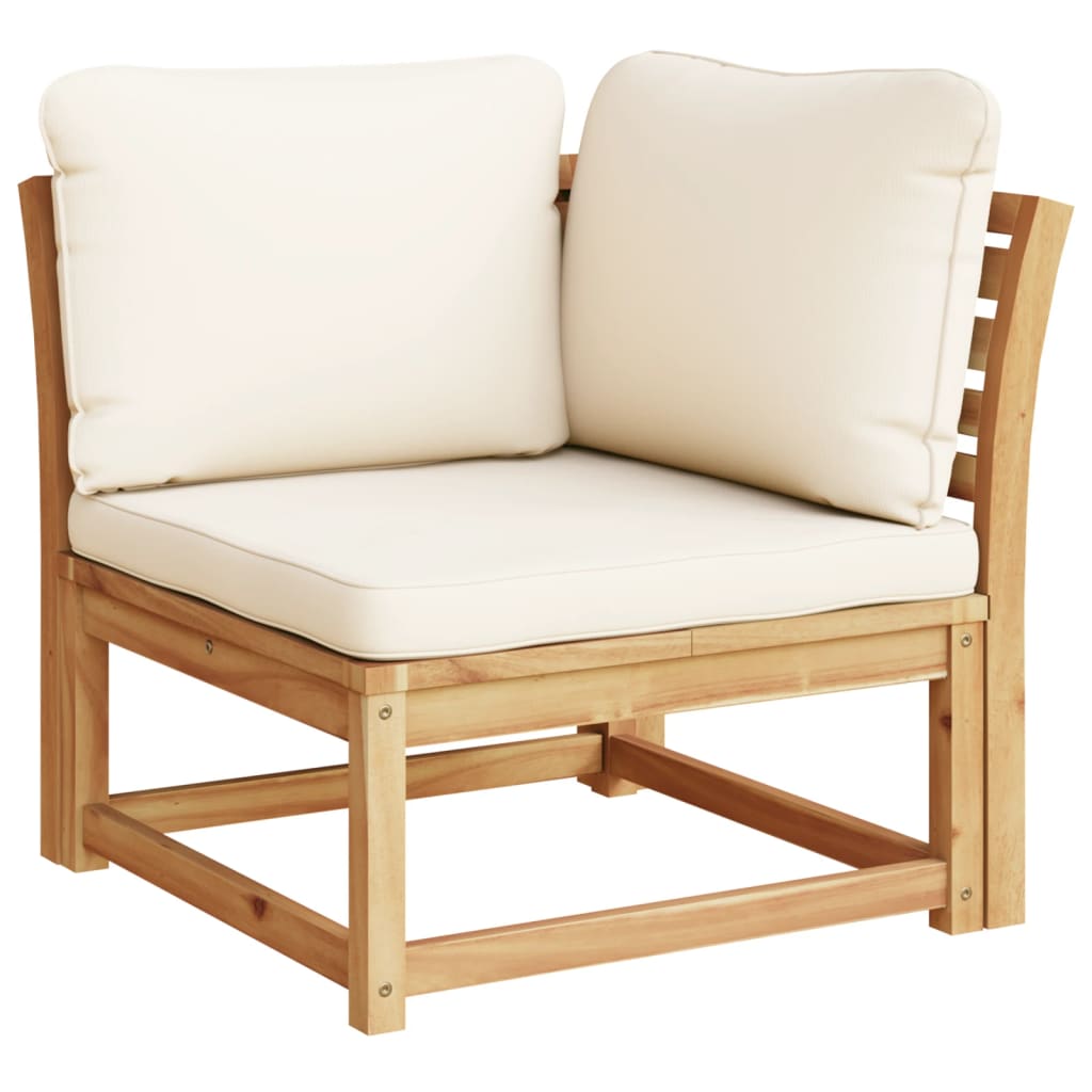 vidaXL Set mobilier de grădină cu perne, 4 piese, lemn masiv de acacia vidaXL Set mobilier de grădină cu perne, 4 piese, lemn masiv de acacia