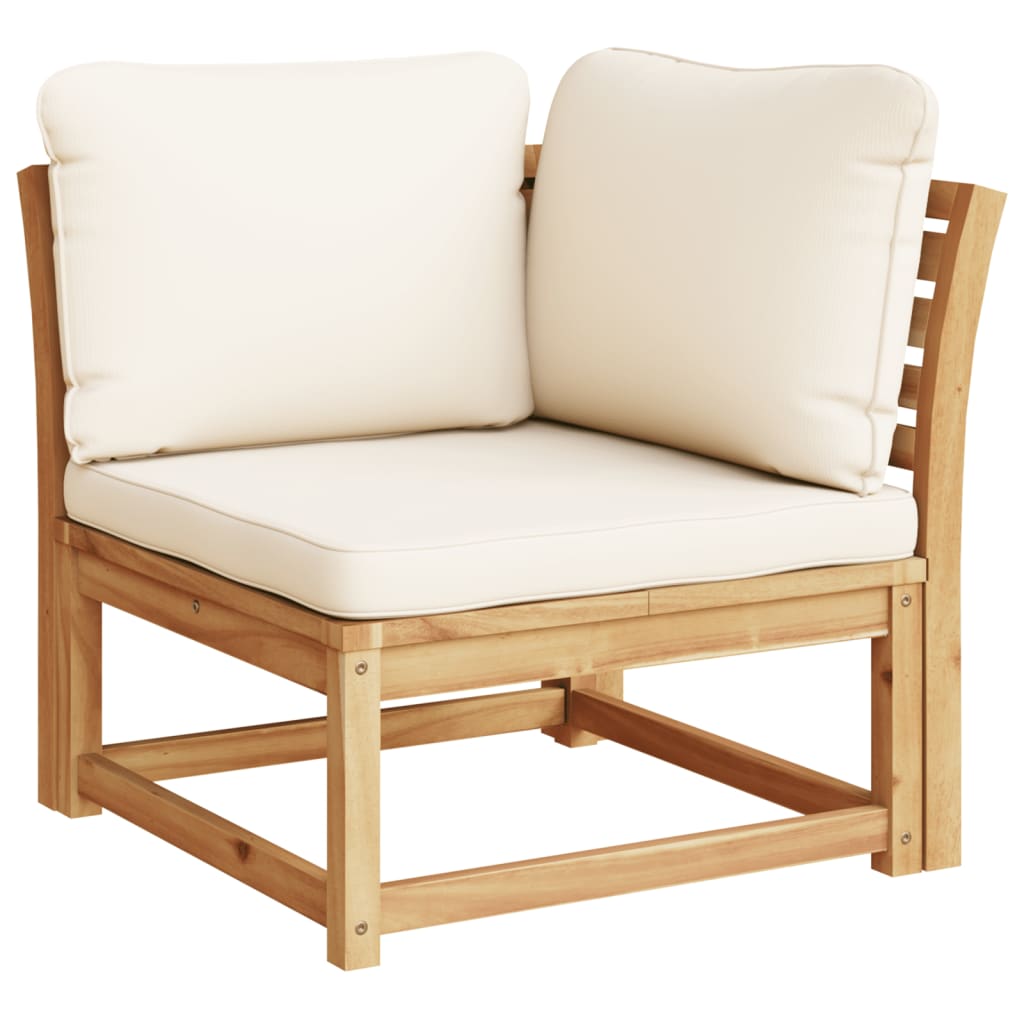 vidaXL Set mobilier grădină cu perne, 6 piese, lemn masiv acacia