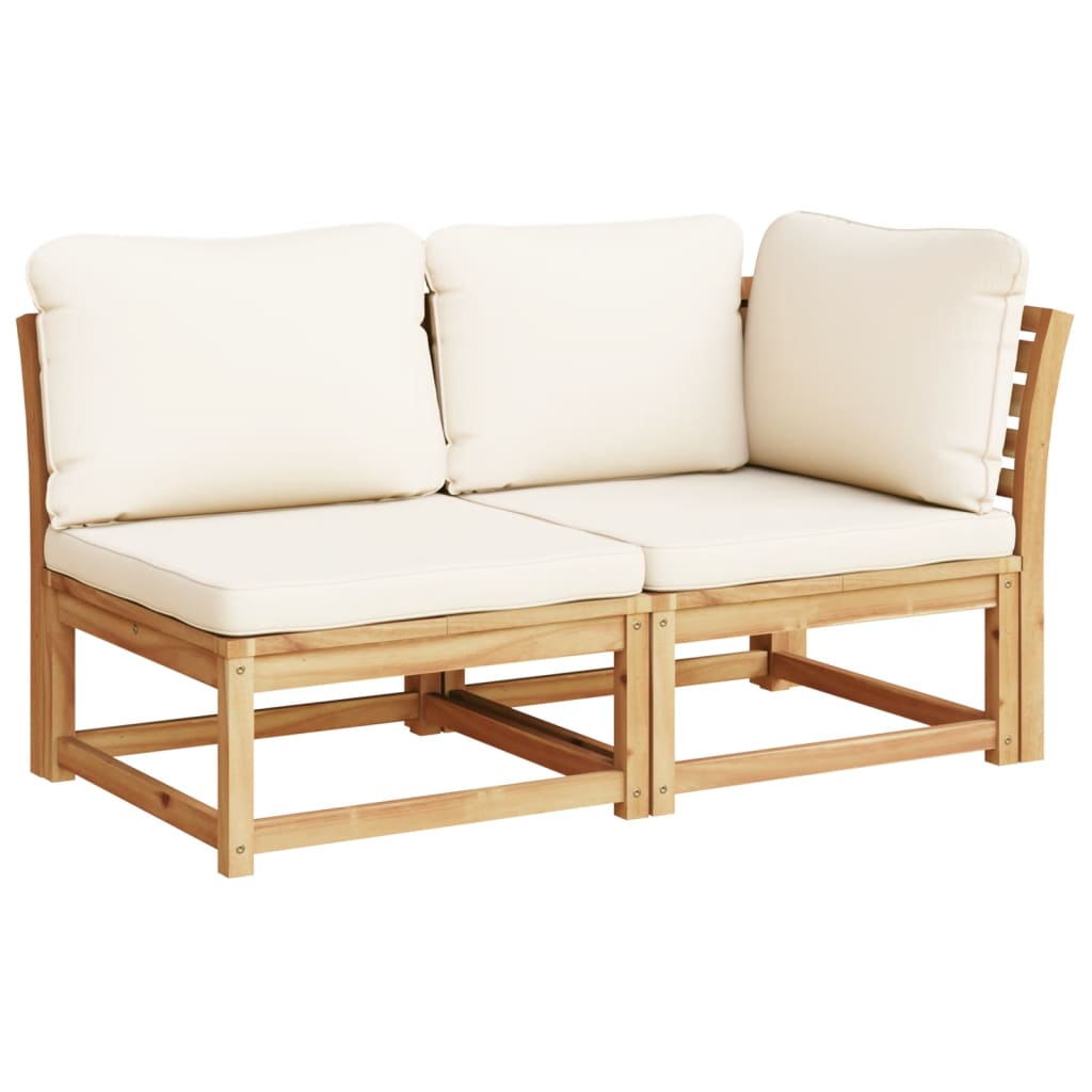vidaXL Set mobilier grădină cu perne, 9 piese, lemn masiv acacia vidaXL Set mobilier grădină cu perne, 9 piese, lemn masiv acacia