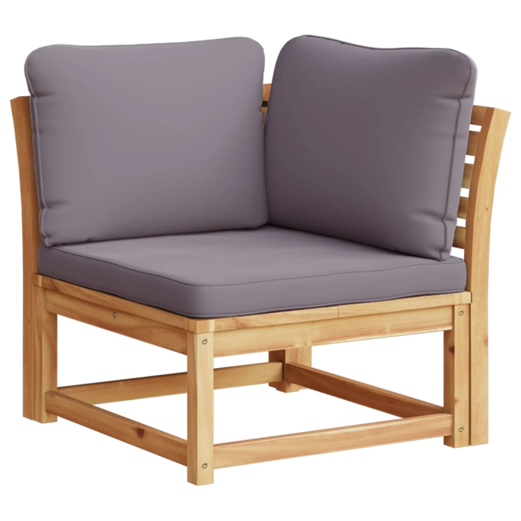 vidaXL Set mobilier grădină cu perne, 6 piese, lemn masiv acacia