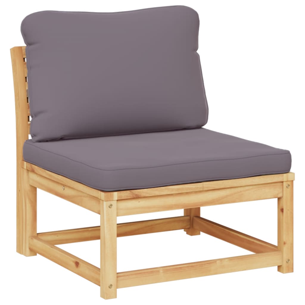 vidaXL Set mobilier grădină cu perne, 8 piese, lemn masiv acacia