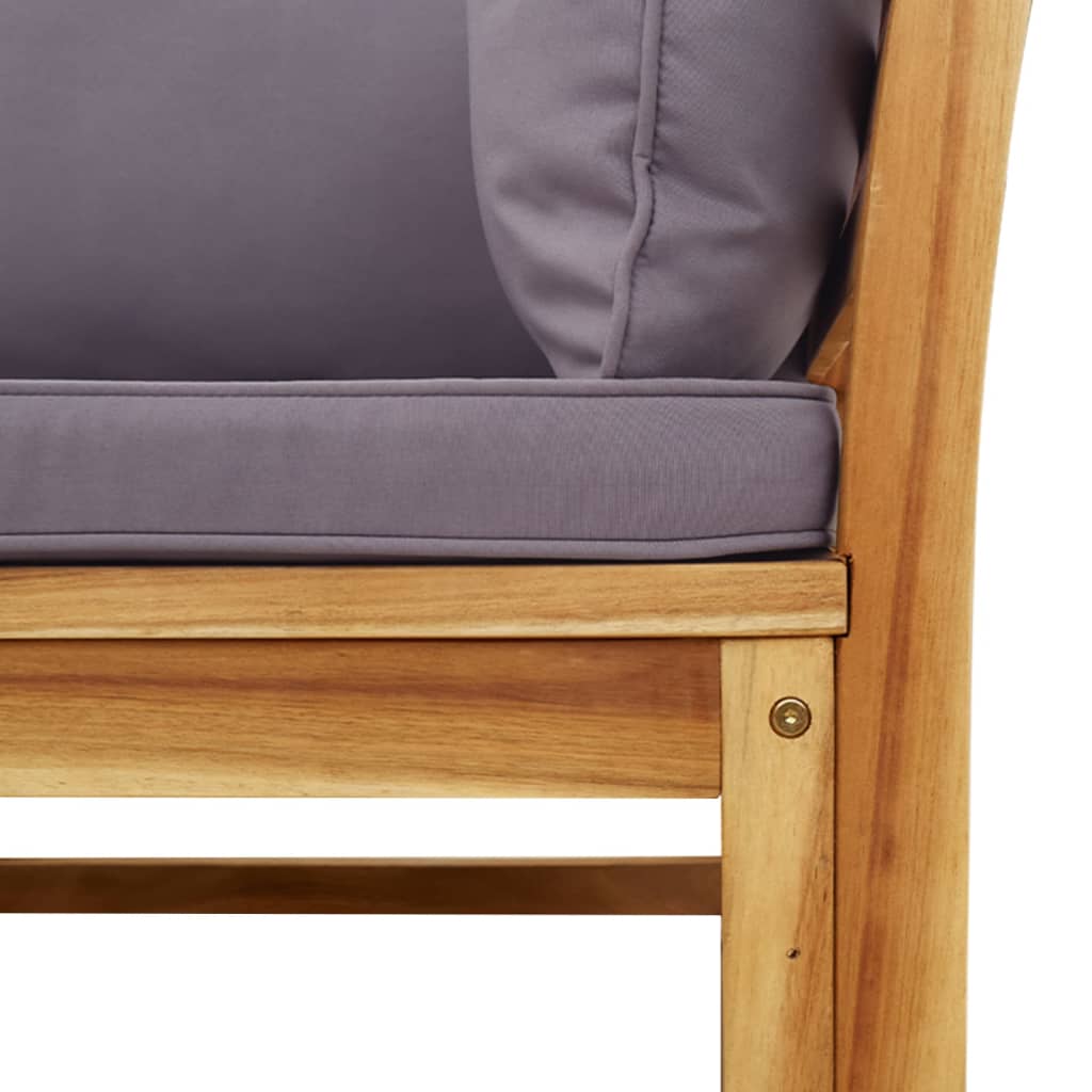 vidaXL Set mobilier grădină cu perne, 8 piese, lemn masiv acacia