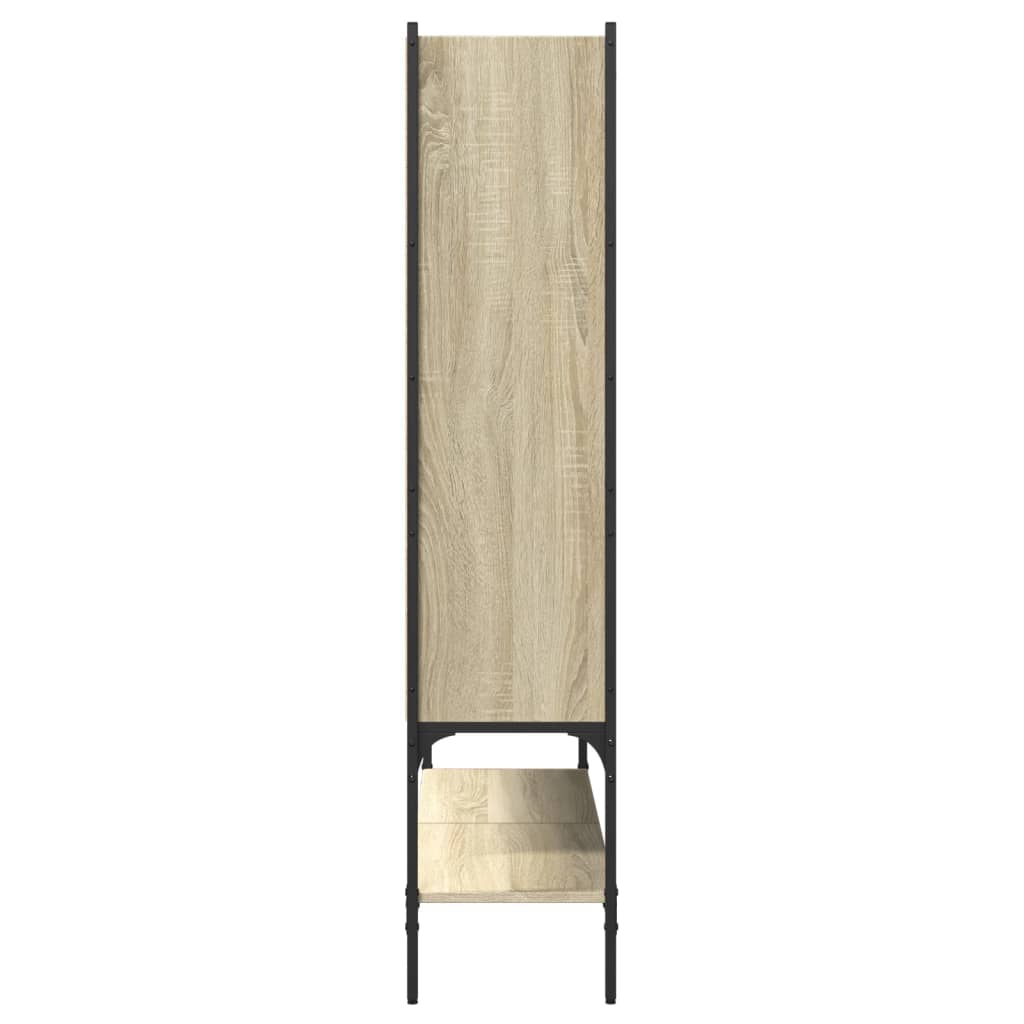 vidaXL Bibliotecă, stejar sonoma, 102x30x141,5 cm, lemn prelucrat vidaXL Bibliotecă, stejar sonoma, 102x30x141,5 cm, lemn prelucrat