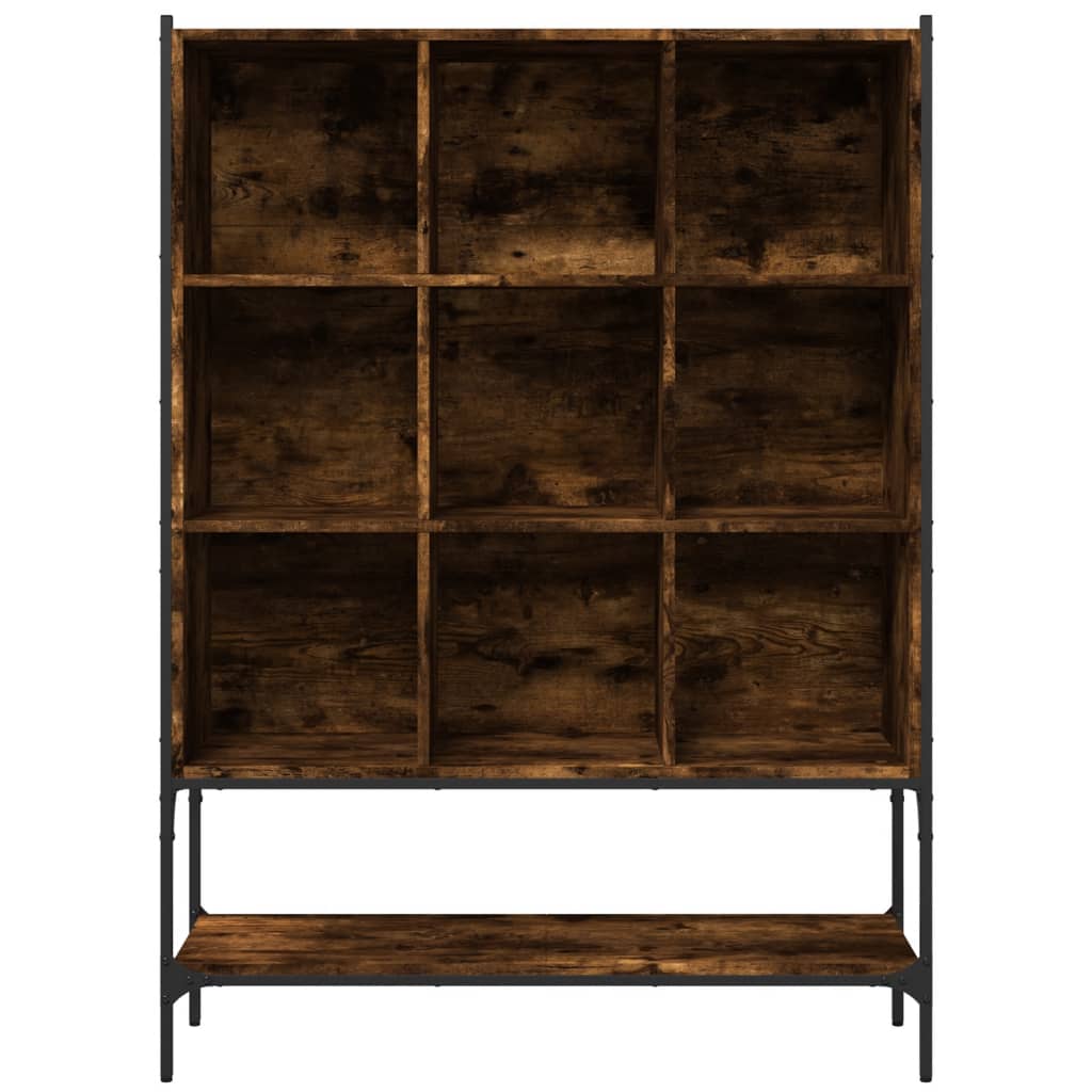 vidaXL Bibliotecă, stejar fumuriu, 102x30x141,5 cm, lemn prelucrat vidaXL Bibliotecă, stejar fumuriu, 102x30x141,5 cm, lemn prelucrat