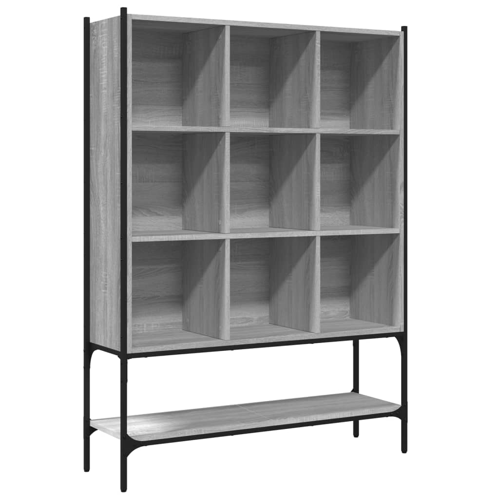 vidaXL Bibliotecă, gri sonoma, 102x30x141,5 cm, lemn prelucrat vidaXL Bibliotecă, gri sonoma, 102x30x141,5 cm, lemn prelucrat