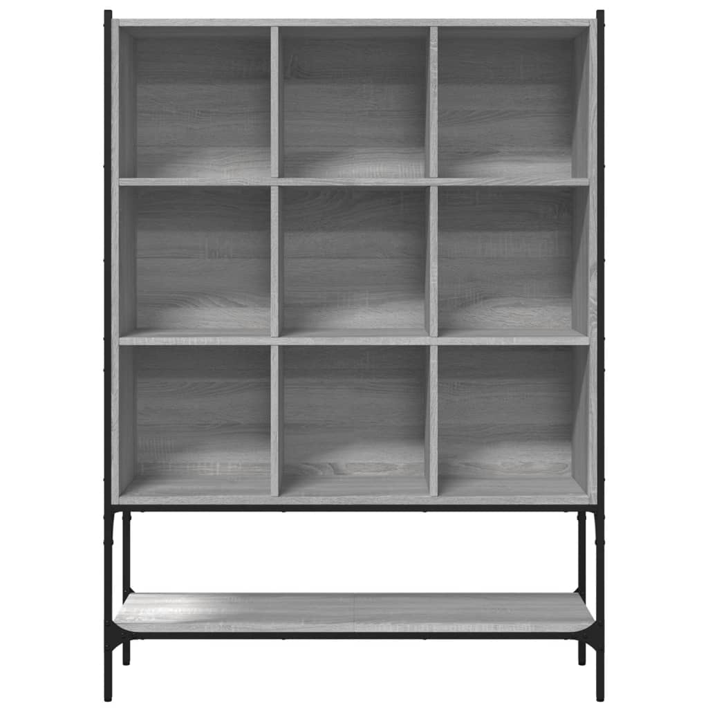 vidaXL Bibliotecă, gri sonoma, 102x30x141,5 cm, lemn prelucrat vidaXL Bibliotecă, gri sonoma, 102x30x141,5 cm, lemn prelucrat