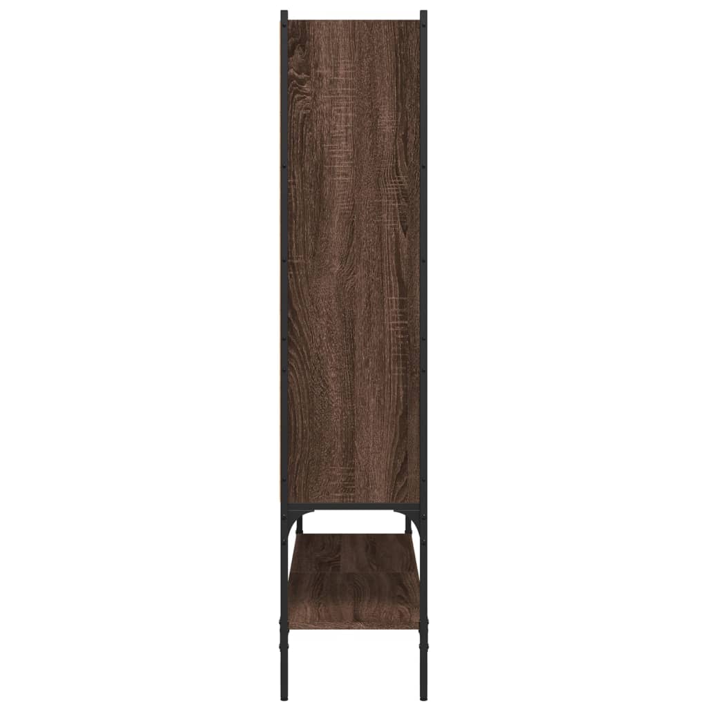vidaXL Bibliotecă, stejar maro, 102x30x141,5 cm, lemn prelucrat