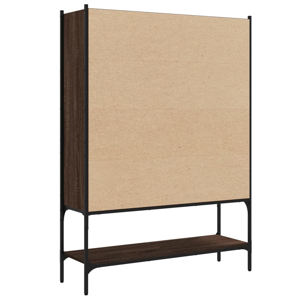vidaXL Bibliotecă, stejar maro, 102x30x141,5 cm, lemn prelucrat