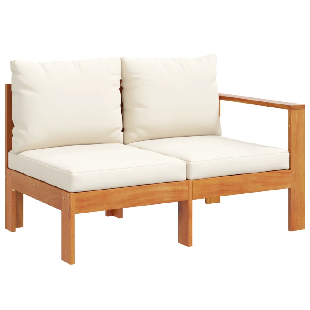 vidaXL Set canapele de grădină cu perne, 4 piese, lemn masiv de acacia vidaXL Set canapele de grădină cu perne, 4 piese, lemn masiv de acacia