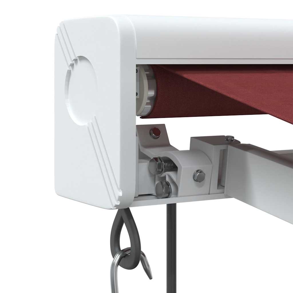 vidaXL Copertina retractabilă automat, vișiniu, 300x250 cm