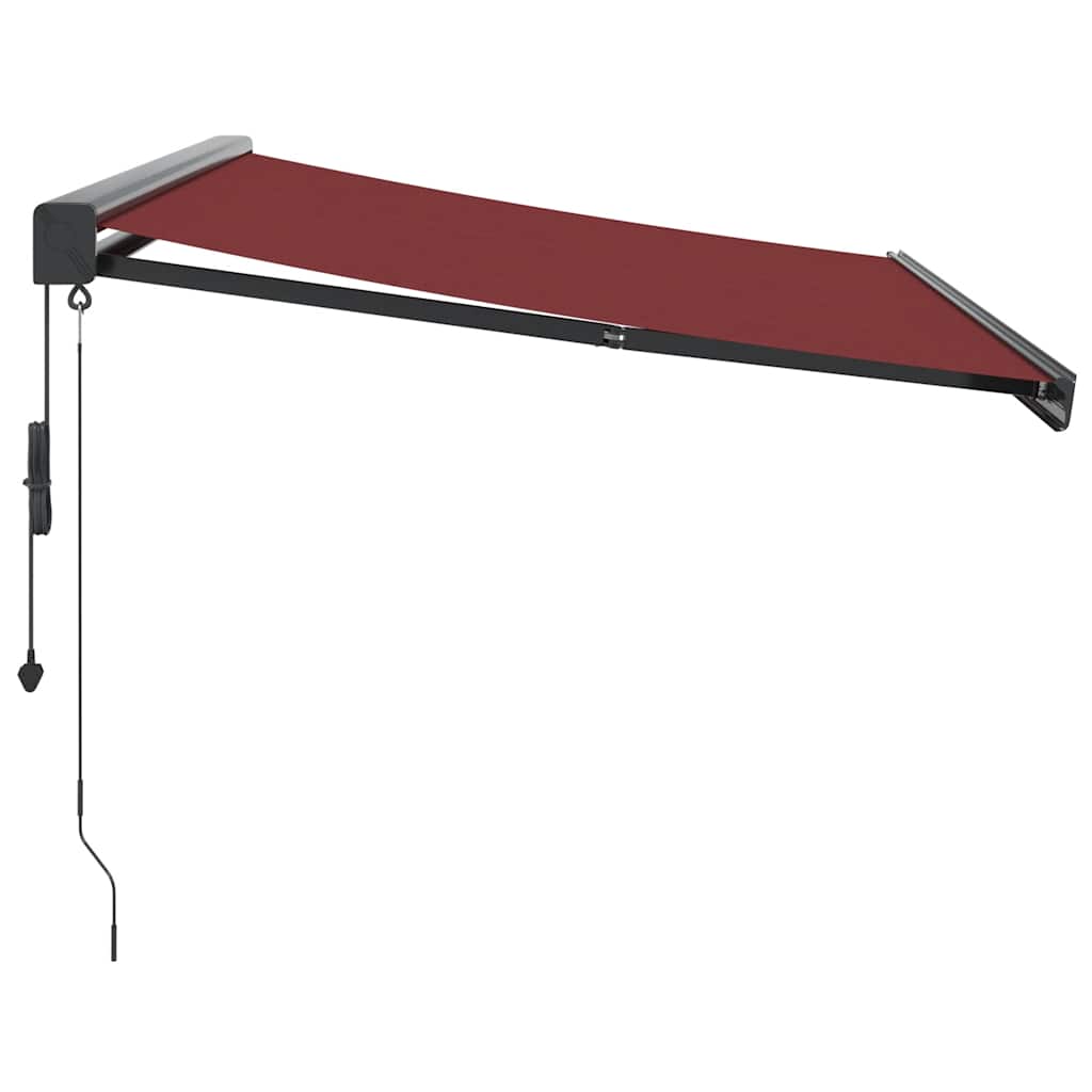 vidaXL Copertina retractabilă automat, vișiniu, 300x250 cm
