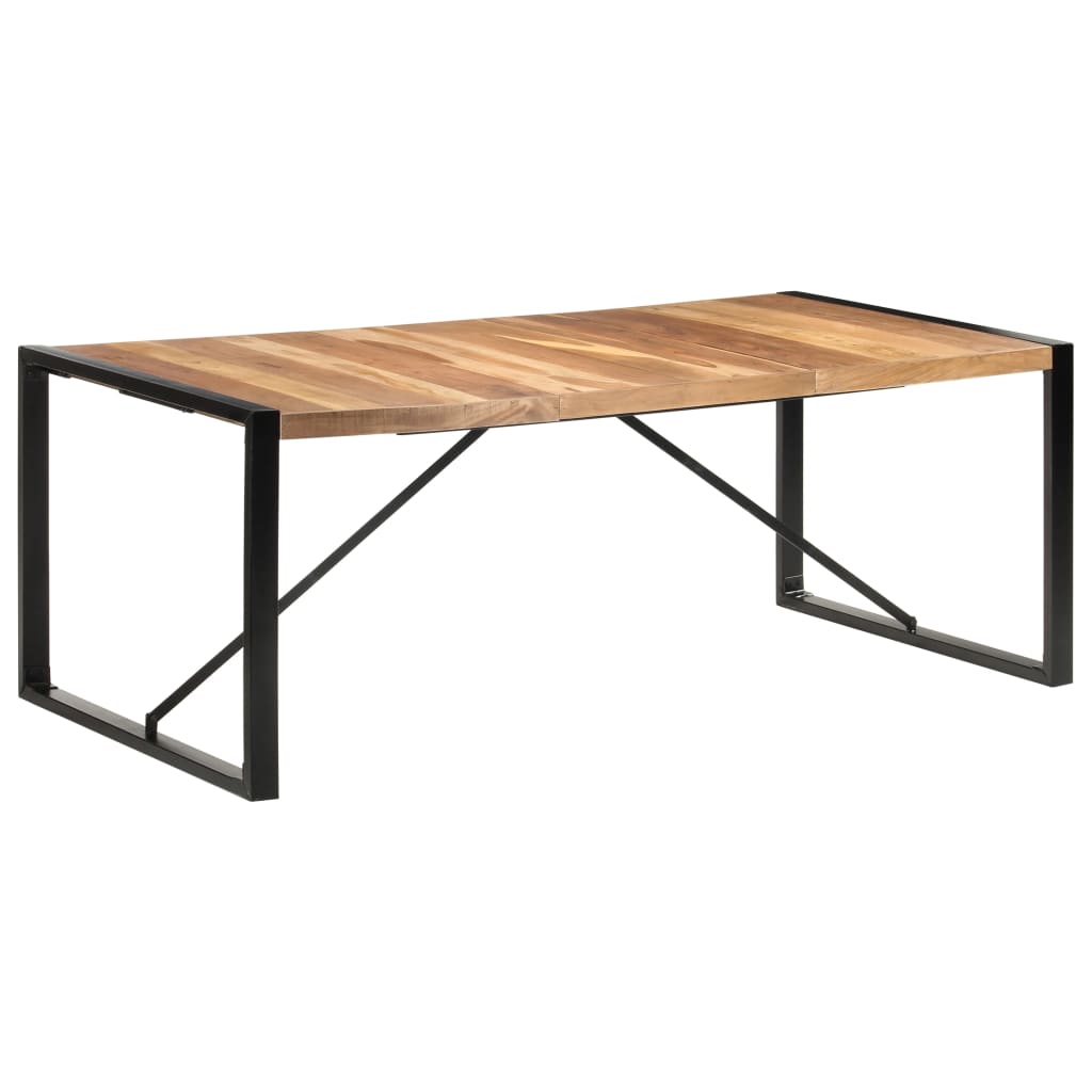 vidaXL Masă de bucătărie, 200x100x75 cm, lemn masiv vidaXL Masă de bucătărie, 200x100x75 cm, lemn masiv
