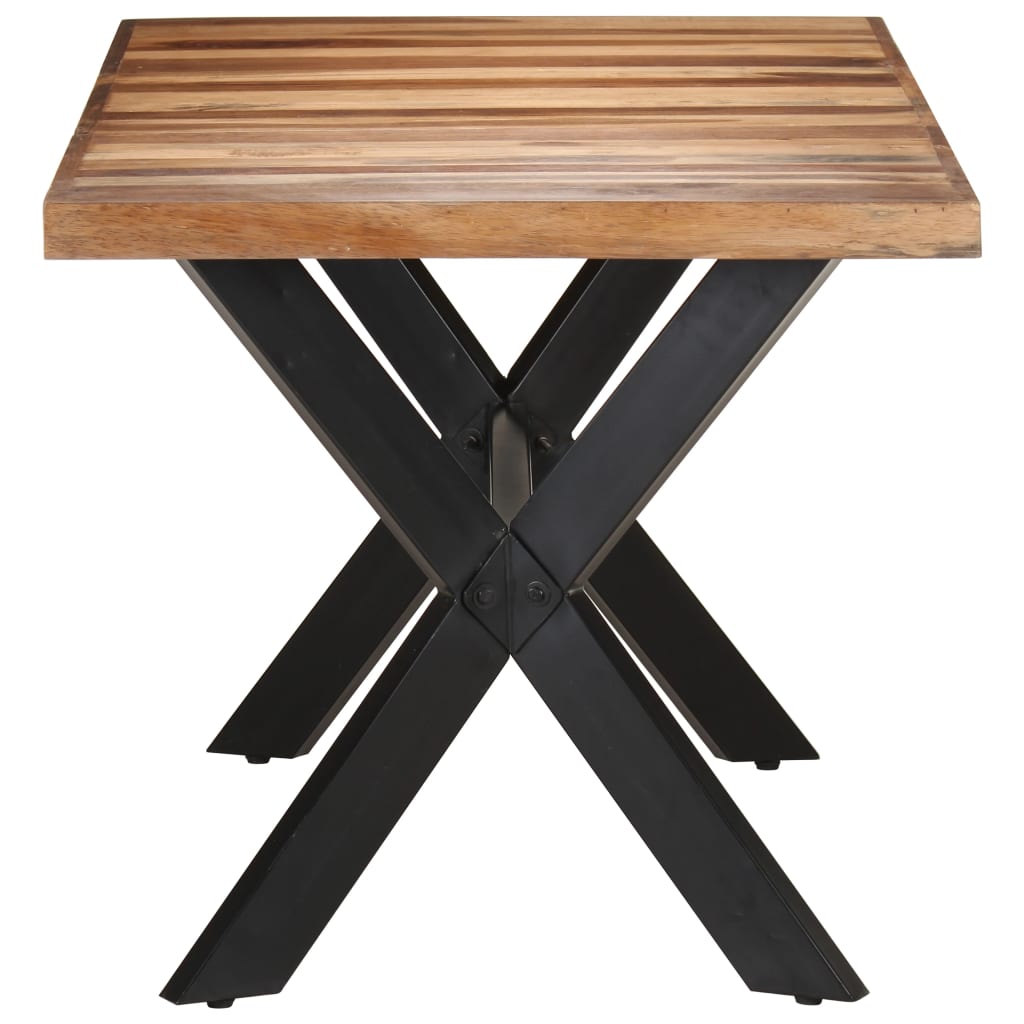 vidaXL Masă de bucătărie, 160x80x75 cm, lemn masiv cu finisaj miere vidaXL Masă de bucătărie, 160x80x75 cm, lemn masiv cu finisaj miere