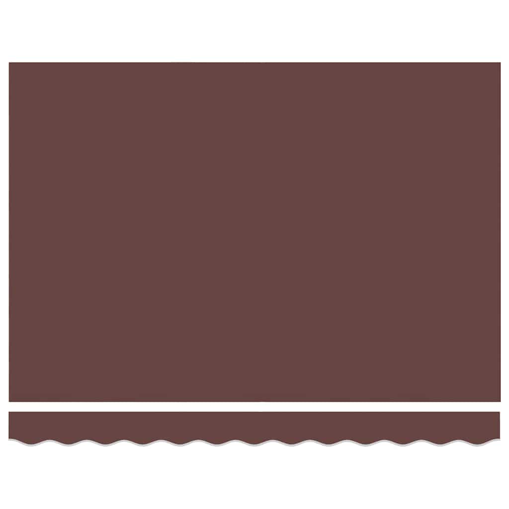 vidaXL Copertină retractabilă manual, maro, 300x250 cm