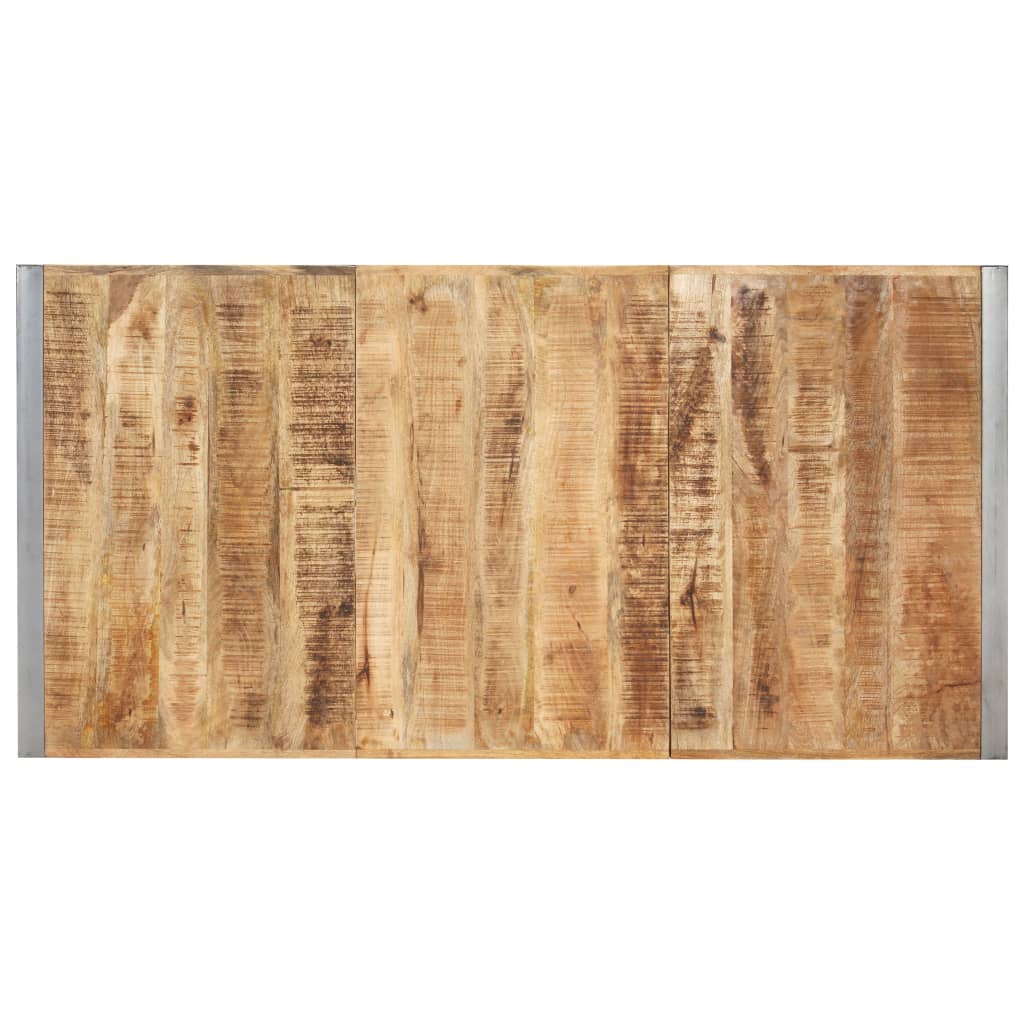 vidaXL Masă de bucătărie, 200x100x75 cm, lemn masiv mango nefinisat vidaXL Masă de bucătărie, 200x100x75 cm, lemn masiv mango nefinisat