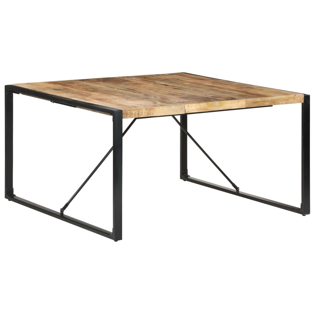vidaXL Masă de bucătărie, 140x140x75 cm, lemn de mango nefinisat vidaXL Masă de bucătărie, 140x140x75 cm, lemn de mango nefinisat