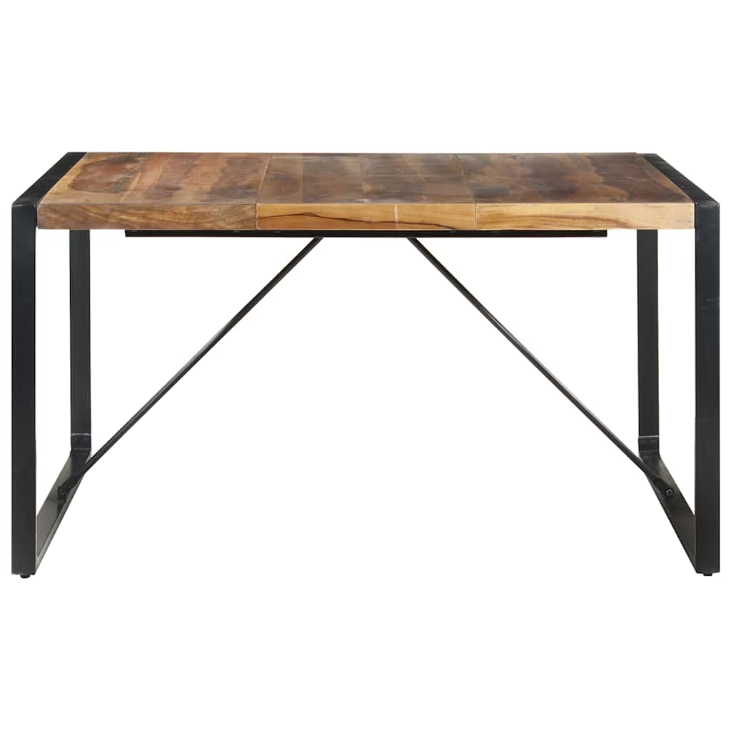 vidaXL Masă de bucătărie, 140x140x75 cm, lemn masiv vidaXL Masă de bucătărie, 140x140x75 cm, lemn masiv