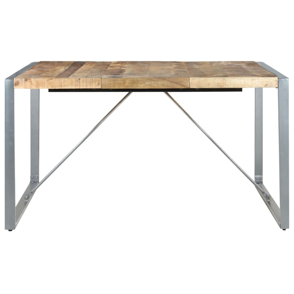 vidaXL Masă de bucătărie, 140x140x75 cm, lemn de mango nefinisat vidaXL Masă de bucătărie, 140x140x75 cm, lemn de mango nefinisat