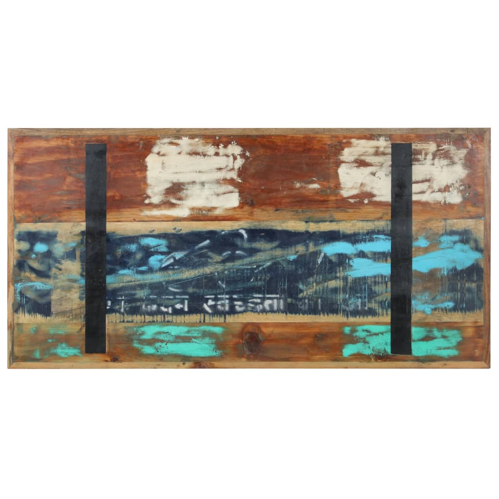vidaXL Masă de bucătărie, 120 x 60 x 76 cm, lemn masiv reciclat